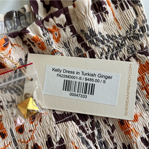 Sheridan French Kelly Maxi Dress -Turkish Ginger NWT - Picture 10 of 10